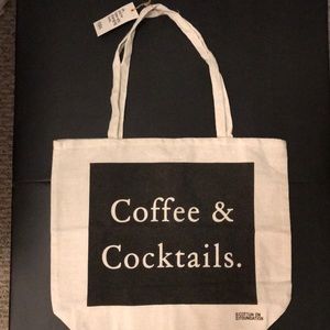 NEW: CottonOn COFFEE & COCKTAILS Reuseable Tote